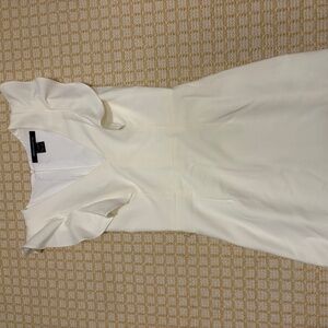 Off white ruffle dress
